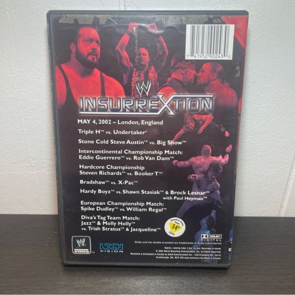 WWF / WWE - Insurrextion 2002 (DVD, 2002) - Picture 2 of 7